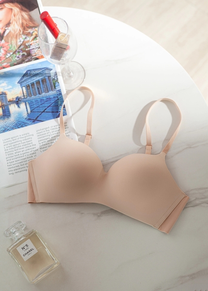 Áo lót nâng ngực Shufu Bra S2711 su đúc nguyên khối không đường viền push up cao cấp loại 1 Bralettehousevn