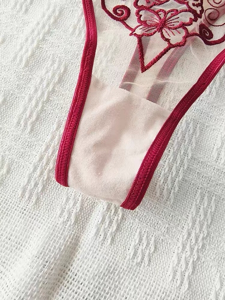 (CHE TÊN) Quần lót lọt khe nữ 𝐐𝟐𝟎𝟒𝟏 𝐍𝐀𝐁𝐈 THONG viền ren sang trọng quyến rũ Bralettehousevn HCM