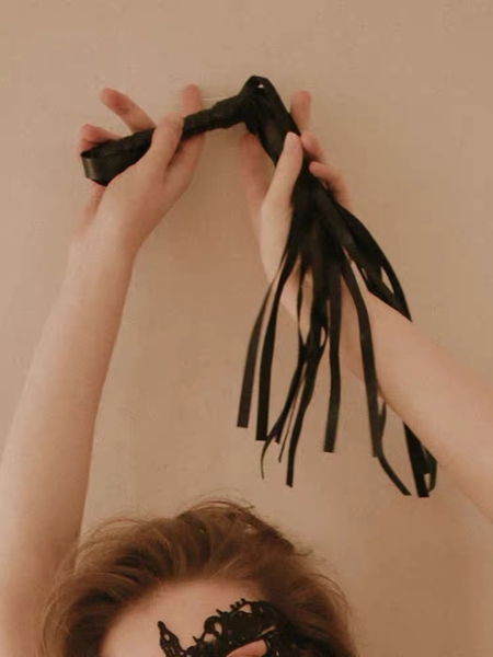 Bộ đồ 8 món phụ kiện LOVE ME HARDER SET PK275 da PU phối lông mềm Bralettehousevm