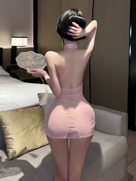 Bộ đồ cosplay phong cách sườn xám Yang Yang Set xuyên thấu siêu gợi cảm Bralettehousevn