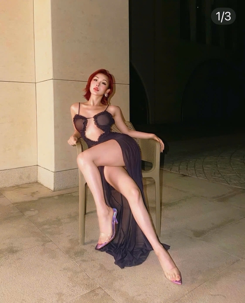 Đầm dài tôn dáng maxi Sheng Dress chất thun lưới dây cột mặc được nhiều kiểu gợi cảm tôn dáng tông tím nổi bật