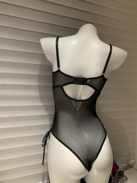 Bộ đồ liền thân ren Mixie Bodysuit cột dây hông gợi cảm Bralettehousevn