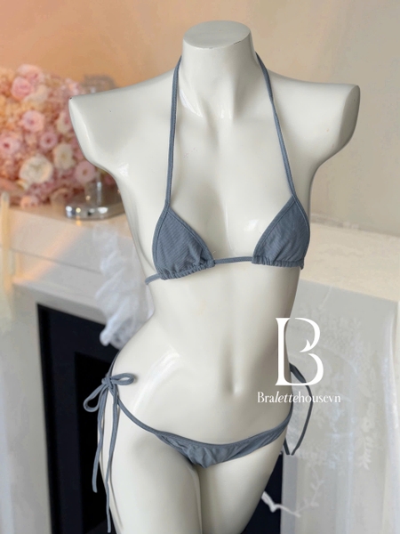 (Che tên - Hoả tốc) Bộ đồ lót nữ 2 mảnh Lagom Set S2148 chất gân dày dặn cột dây không mút Bralettehousevn