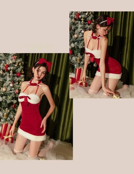 [KÈM CÀI] Red Bow Set S2665