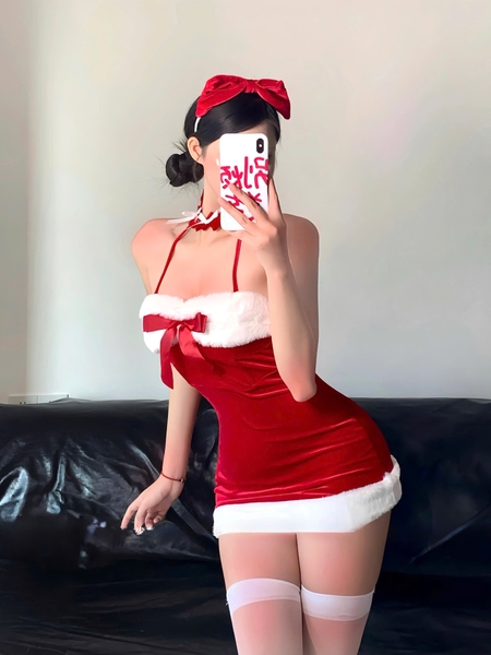 [KÈM CÀI] Red Bow Set S2665