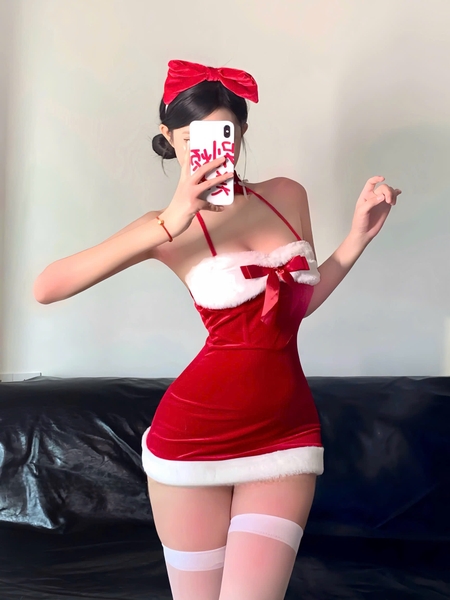 [KÈM CÀI] Red Bow Set S2665