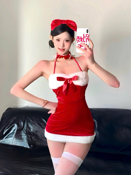 [KÈM CÀI] Red Bow Set S2665