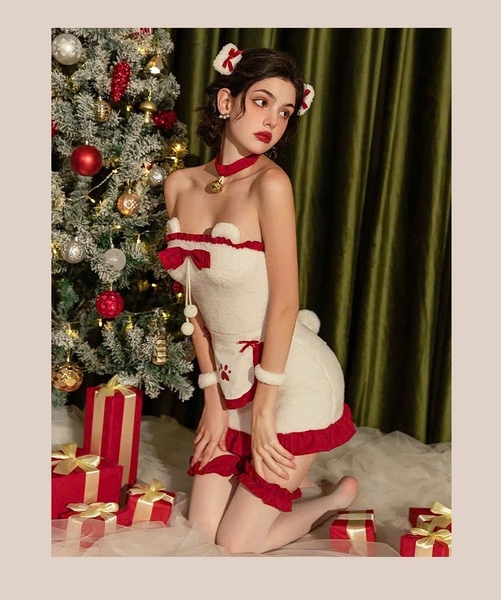 [KÈM NÓN VÀ VÒNG TAY] Snow Doll Set S2659 chất bông mềm mại không kèm quần