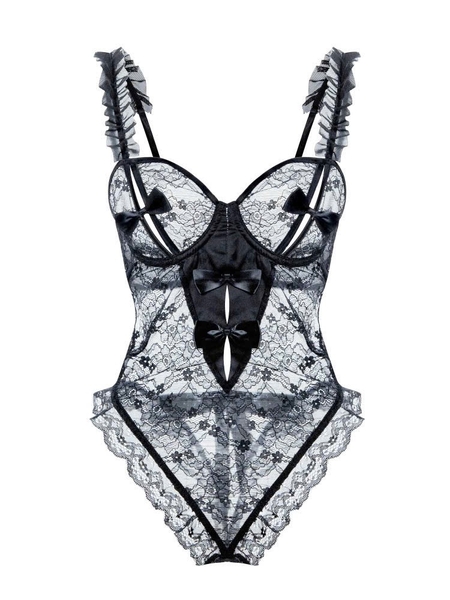 Bộ đồ liền thân nữ Cenix Bodysuit S2557 cut out ren suốt xuyên thấu gợi cảm quyến rũ nữ tính Bralettehousevn