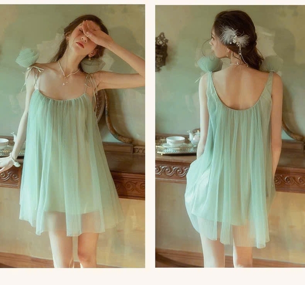 Đầm váy cao cấp Seau Dress dáng xoè tiểu thư nước Pháp du lịch Bralettehousevn
