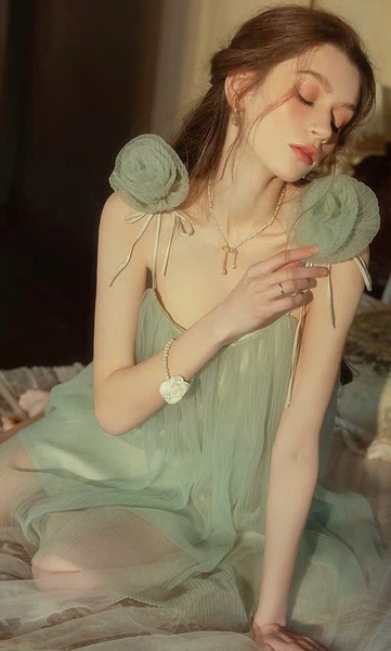 Đầm váy cao cấp Seau Dress dáng xoè tiểu thư nước Pháp du lịch Bralettehousevn