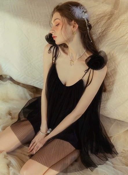 Đầm váy cao cấp Seau Dress dáng xoè tiểu thư nước Pháp du lịch Bralettehousevn