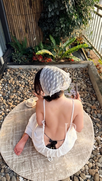 [HOT] Váy Haila Dress dây rút hở lưng gợi cảm chất xô mát du lịch mùa Hè Bralettehousevn