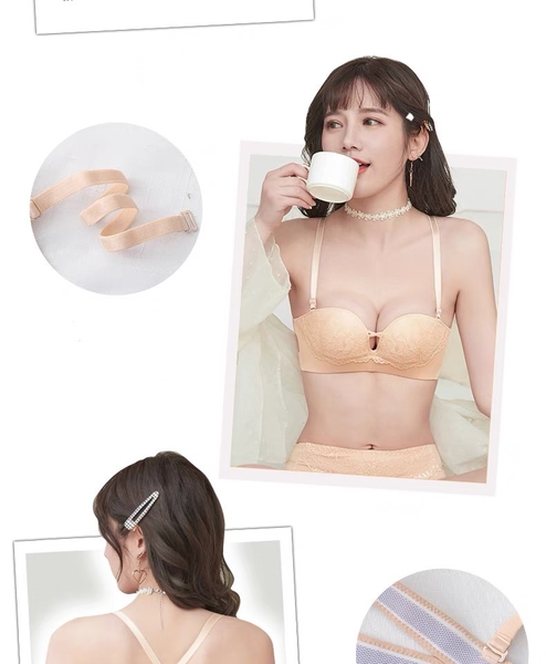 ÁO NGỰC NỮ QUÂY NGANG X LACE PUSH UP BRA S975 SIÊU NÂNG KHÔNG TUỘT BÁM THÁO DÂY ĐƯỢC Bralettehousevn