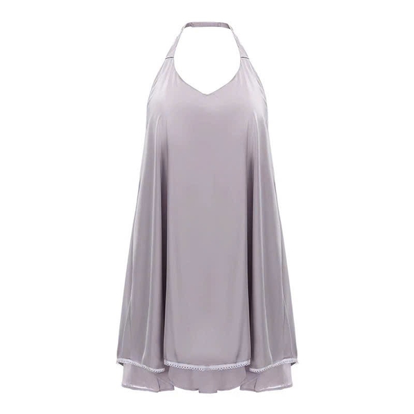 Đầm váy ngủ nữ satin cao cấp Katy Dress S2614 form suông cổ tim thoải mái có chun nữ tính đơn giản cao cấp Bralettehousevn