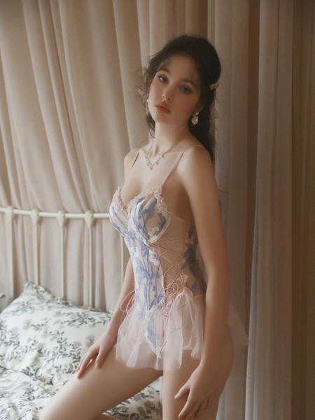 Bộ đồ liền thân phối voan xoè Balerina Bodysuit S2552 phối hoa ren nữ tính dịu dàng gợi cảm Bralettehousevn
