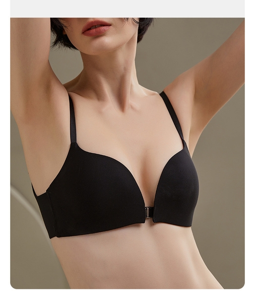 ÁO LÓT NỮ KHÔNG GỌNG CÓ MÚT GÀI KHÓA TRƯỚC NÂNG NGỰC VỪA THOẢI MÁI BRA COMFY BASIC S1544 Bralettehousevn