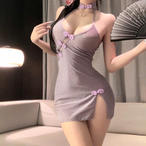 [NEW YEAR] Set cosplay Dahi Set S2353 phong cách Trung Hoa ngọt ngào sườn xám Bralettehousevn