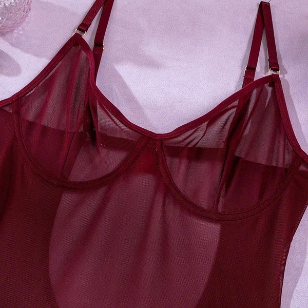 [🔥Tặng găng tay] Váy ngủ 𝐒𝟐𝟎𝟗𝟏 𝐆𝐞𝐫𝐝𝐚 𝐒𝐞𝐭 kèm dây tất cá tính cho nữ Bralettehousevn