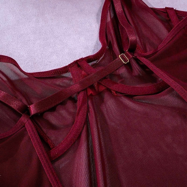 [🔥Tặng găng tay] Váy ngủ 𝐒𝟐𝟎𝟗𝟏 𝐆𝐞𝐫𝐝𝐚 𝐒𝐞𝐭 kèm dây tất cá tính cho nữ Bralettehousevn