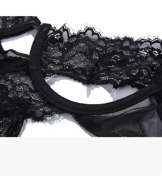 Đầm váy ngủ nữ S1736 Henna Dress xuyên thấu có gọng ren cut out gợi cảm cao cấp Braletteshousevn