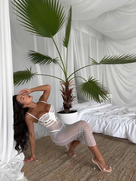 Đầm váy ngủ Liko Dress xuyên thấu siêu tôn dáng ôm sát gợi cảm kèm quần phối khoen tim cao cấp Bralettehousevn