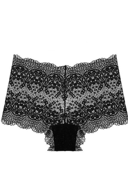 Quần lót ren nữ dạng đùi Axit Boyshort Q1464 xuyên thấu gợi cảm thoải mái mỏng nhẹ Bralettehousevn