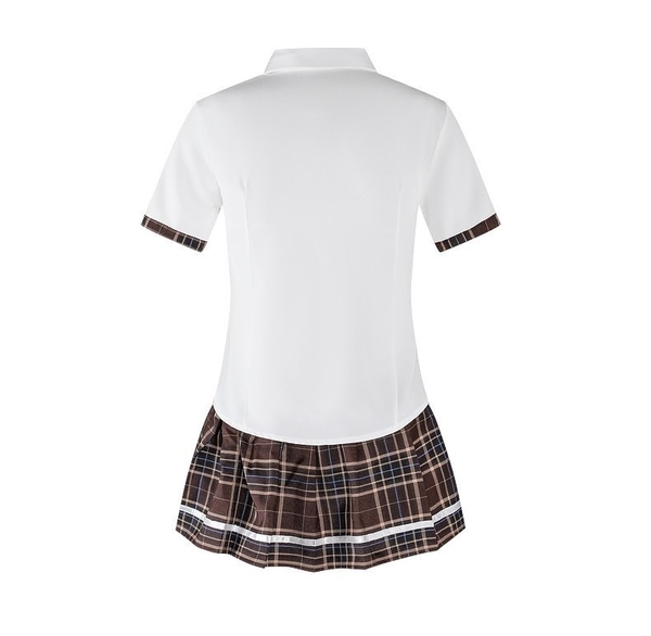 S1789 Check My Name Set đồ cosplay hóa trang nữ học sinh kèm váy và cà vạt Braletteshousevn
