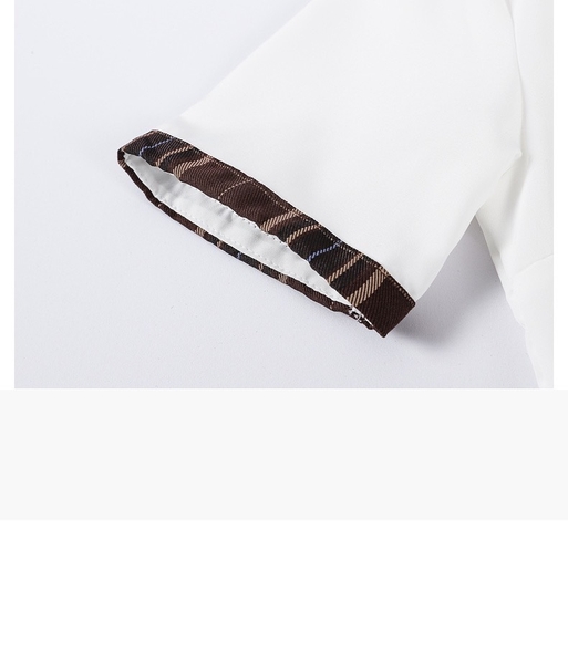 S1789 Check My Name Set đồ cosplay hóa trang nữ học sinh kèm váy và cà vạt Braletteshousevn