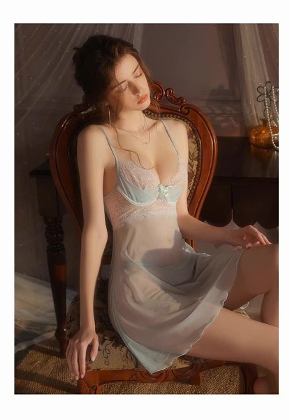 Đầm váy ngủ xuyên thấu Lagume Dress có gọng không mút phối màu gợi cảm nữ tính Bralettehousevn