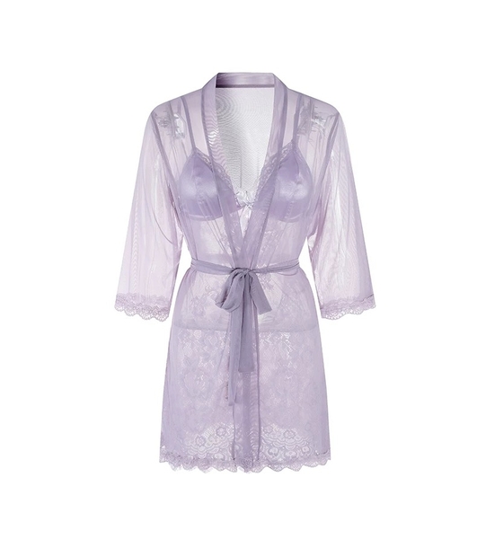 Đầm váy ngủ satin phối ren Wisteria Dress có mút sẵn xuyên thấu gợi cảm sang trọng nữ tính Bralettehousevn