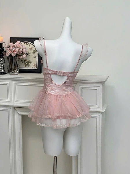 Đầm ngủ nữ dáng xoè có mút cánh tiên Beso Dress S2562 tiểu thư gợi cảm nữ tính tôn dáng Bralettehousevn