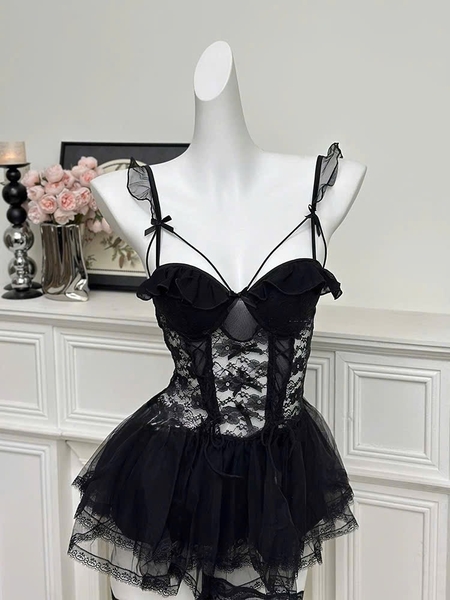 Đầm ngủ nữ dáng xoè có mút cánh tiên Beso Dress S2562 tiểu thư gợi cảm nữ tính tôn dáng Bralettehousevn