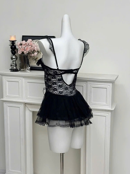 Đầm ngủ nữ dáng xoè có mút cánh tiên Beso Dress S2562 tiểu thư gợi cảm nữ tính tôn dáng Bralettehousevn