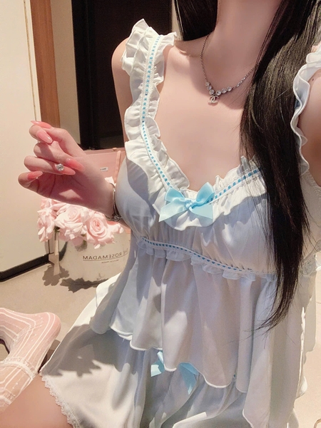 Bộ đồ ngủ Dainty Set kèm quần có mút sẵn nữ tính tiểu thư Bralettehousevn