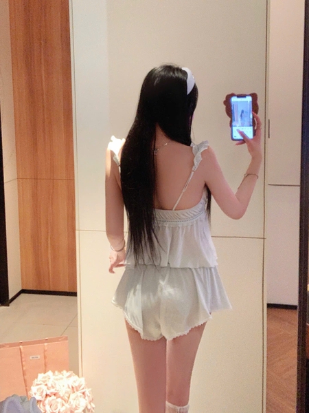 Bộ đồ ngủ Dainty Set kèm quần có mút sẵn nữ tính tiểu thư Bralettehousevn