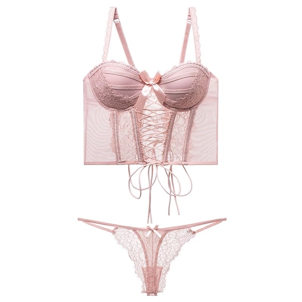 [KÈM QUẦN] Bộ đồ Louisa Corset/ Toplette S2435 cao cấp sang trọng thanh lịch nữ tính kèm mút Bralettehousevn