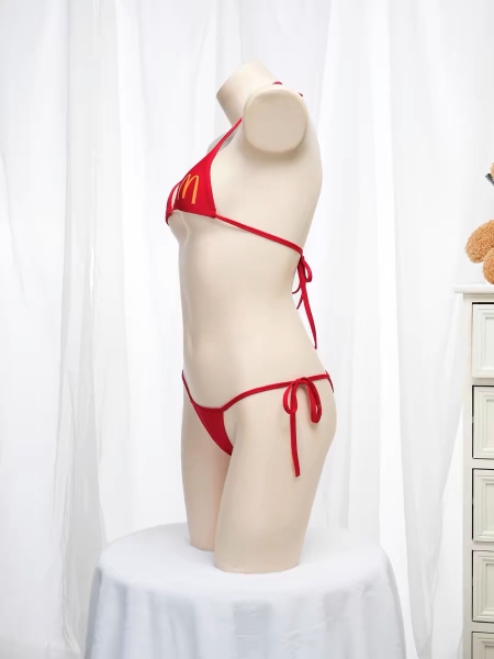 Set đồ lót nữ cột dây Mcd0nald Set S2285 vải xuyên thấu gợi cảm màu sắc nổi bật tôn da Bralettehousevn