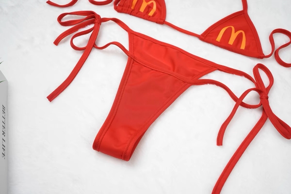 Set đồ lót nữ cột dây Mcd0nald Set S2285 vải xuyên thấu gợi cảm màu sắc nổi bật tôn da Bralettehousevn