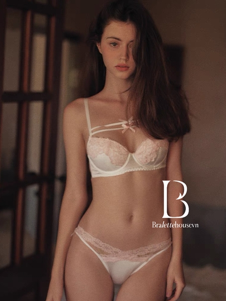 [CHE TÊN - HOẢ TỐC] Florin Set S2105 bộ đồ lót nữ cao cấp nữ tính có mút nâng phối ren Bralettehousevn