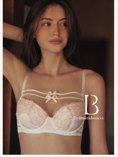[CHE TÊN - HOẢ TỐC] Florin Set S2105 bộ đồ lót nữ cao cấp nữ tính có mút nâng phối ren Bralettehousevn