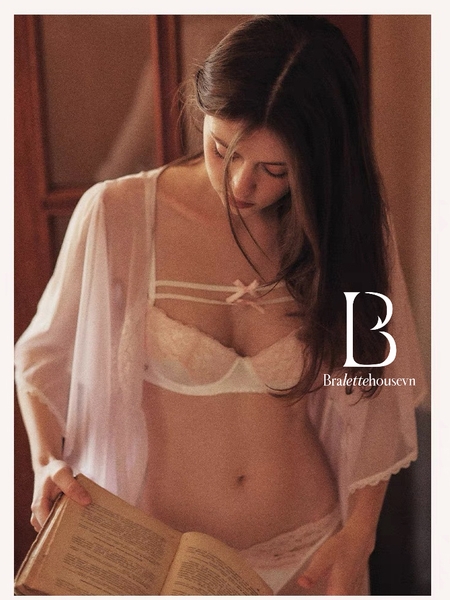 [CHE TÊN - HOẢ TỐC] Florin Set S2105 bộ đồ lót nữ cao cấp nữ tính có mút nâng phối ren Bralettehousevn