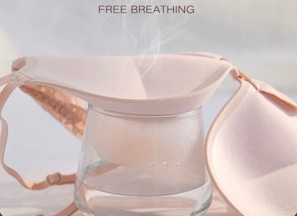 S1640 Áo lót nữ chất su không gọng có mút Bra su đan dây Bralettehousevn