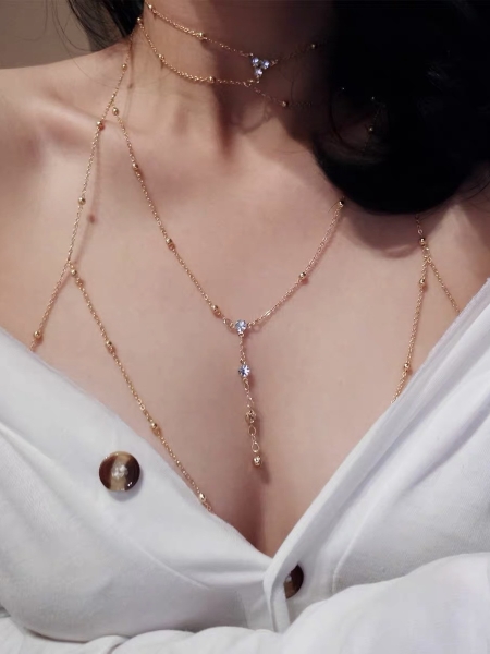 (CHE TÊN) 𝐏𝐊𝟐𝟎𝟐𝟗 𝐗𝐚𝐭𝐢𝐚 𝐁𝐨𝐝𝐲𝐜𝐡𝐚𝐢𝐧 dây phụ kiện body cho nữ đính đá lấp lánh Bralettehousevn