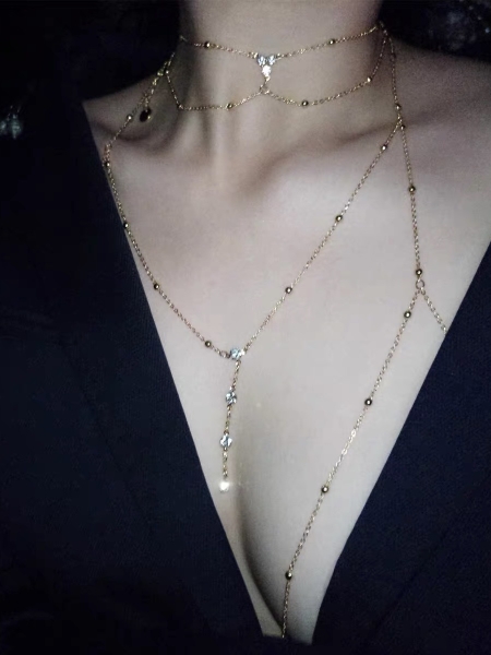 (CHE TÊN) 𝐏𝐊𝟐𝟎𝟐𝟗 𝐗𝐚𝐭𝐢𝐚 𝐁𝐨𝐝𝐲𝐜𝐡𝐚𝐢𝐧 dây phụ kiện body cho nữ đính đá lấp lánh Bralettehousevn