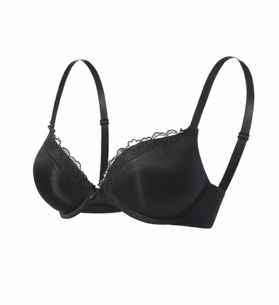 Bộ đồ lót nữ trơn Yoichi Set S1976 phối ren viền gợi cảm có gọng mút nâng ngực diện áo dài công sở Bralettehousevn