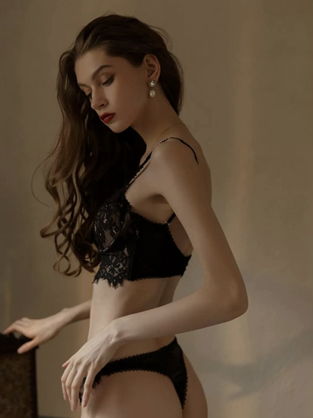[NEW ARRIVAL] Áo croptop ren Katami Bralette S1252 có gọng mút mỏng thời trang gợi cảm tiểu thư Bralettehousevn