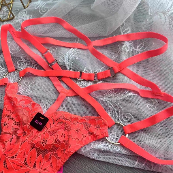 [CHE TÊN] 𝐐𝟐𝟎𝟕𝟗 Keira Panties Quần lót lọt khe ren nữ phối dây đai vòng đùi cá tính Bralettehousev