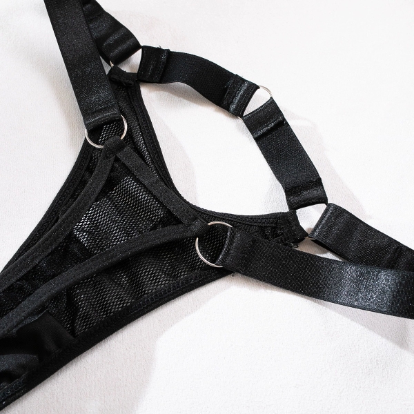 Set bộ đồ lót gợi cảm Kir Set S2063 thun lưới mặc được 2 kiểu không gọng mút Bralettehousevn