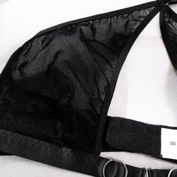 Set bộ đồ lót gợi cảm Kir Set S2063 thun lưới mặc được 2 kiểu không gọng mút Bralettehousevn